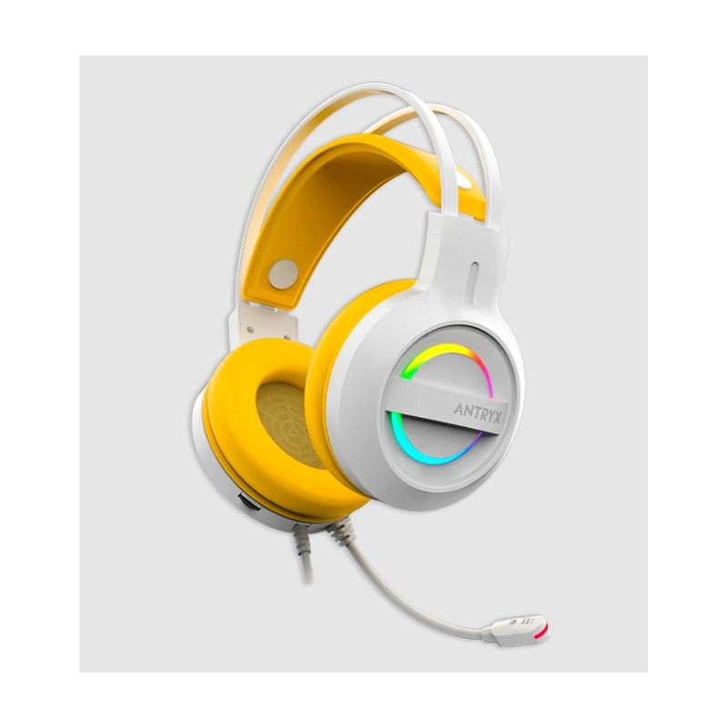 AURICULAR ANTRYX IRIS-W YELLOW 7.1 USB