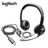 MICROFONO C/AUDIFONO H390 USB LOGITECH COLORES
