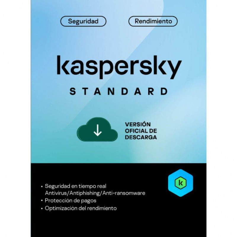 ANTIVIRUS KASPERSKY STANDARD 1PC 12 MESES