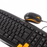 KIT TECLADO MOUSE USB HALION HA-K233C